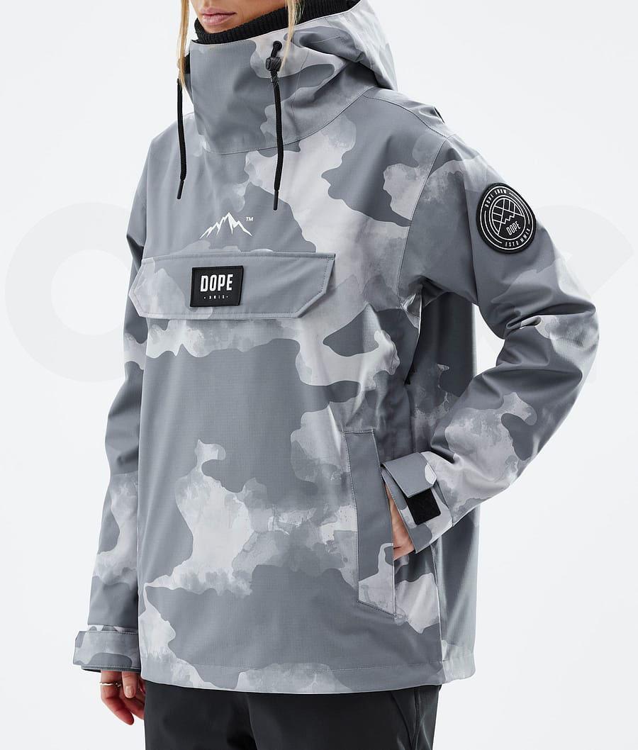 Chaquetas De Esquí Dope Blizzard W Mujer Gris Camuflaje | ESPQ3618