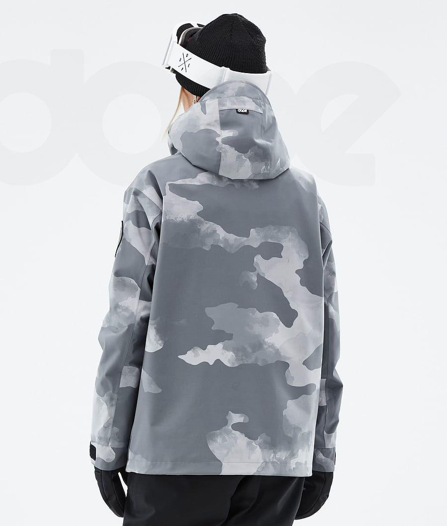 Chaquetas De Esquí Dope Blizzard W Mujer Gris Camuflaje | ESPQ3618