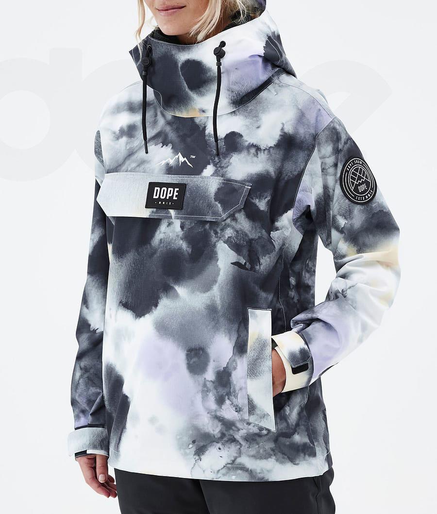 Chaquetas De Esquí Dope Blizzard W Tiedye Mujer Negras Moradas | ESYU3647