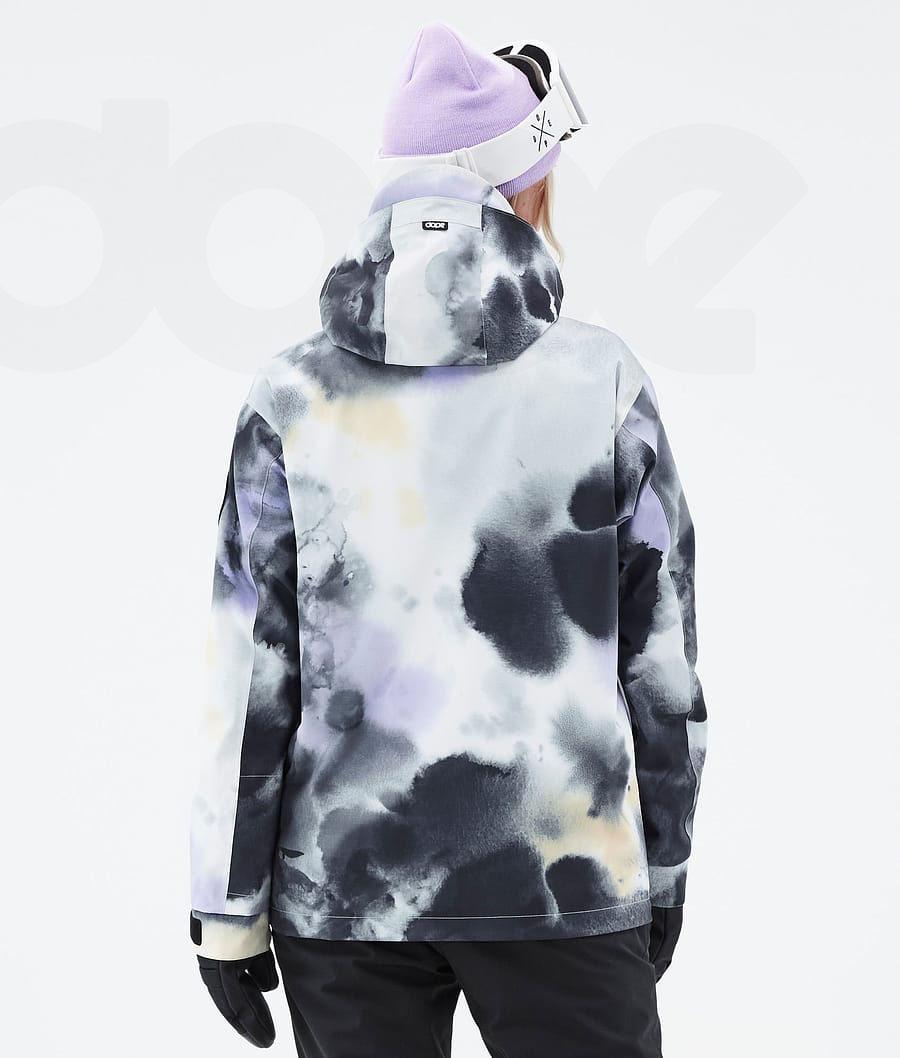 Chaquetas De Esquí Dope Blizzard W Tiedye Mujer Negras Moradas | ESYU3647