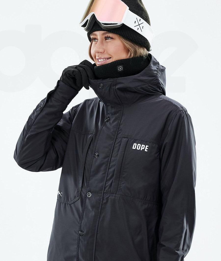 Chaquetas De Esquí Dope Insulated W Mujer Negras | ESXF3658