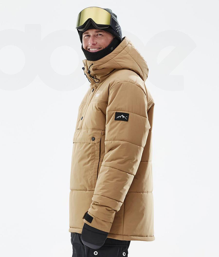 Chaquetas De Esquí Dope Puffer Hombre Doradas | ESQZ2940