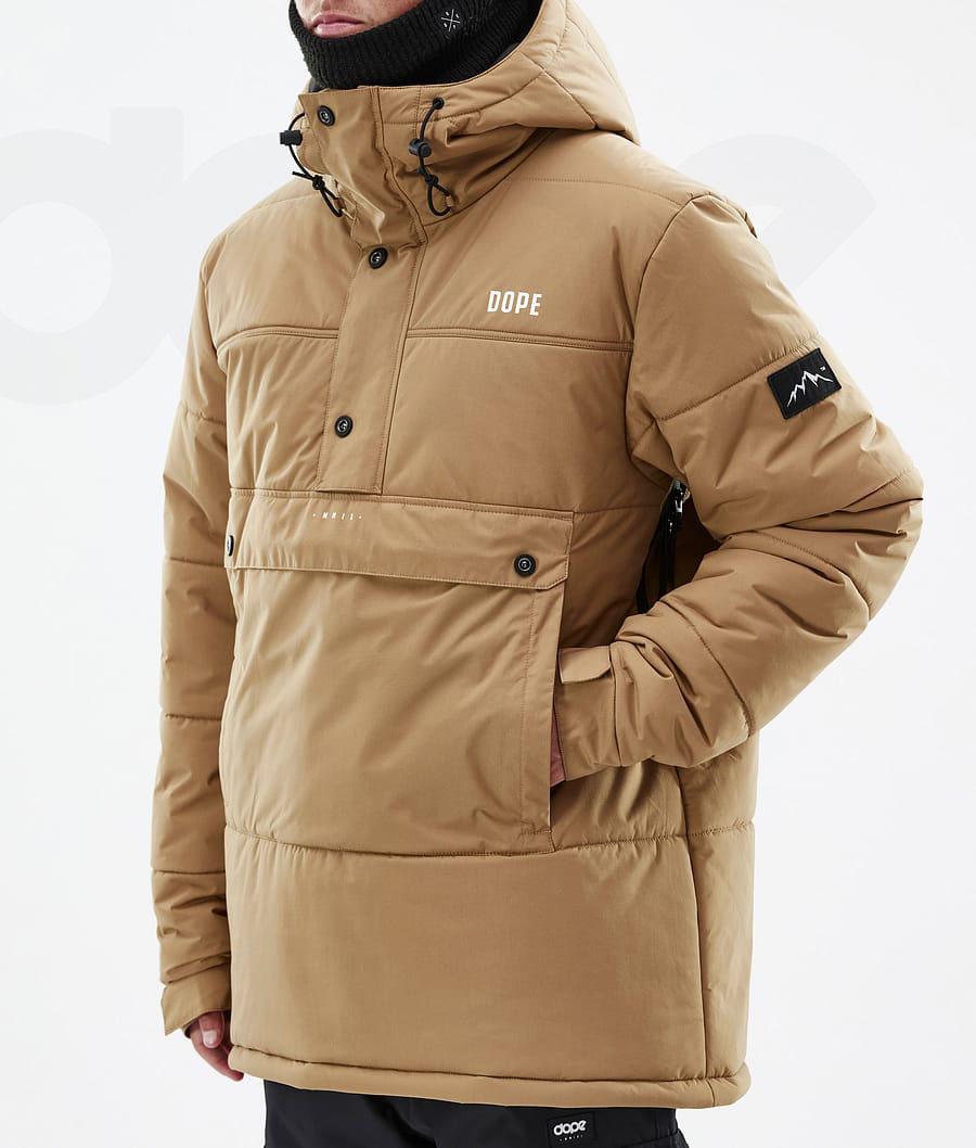 Chaquetas De Esquí Dope Puffer Hombre Doradas | ESQZ2940