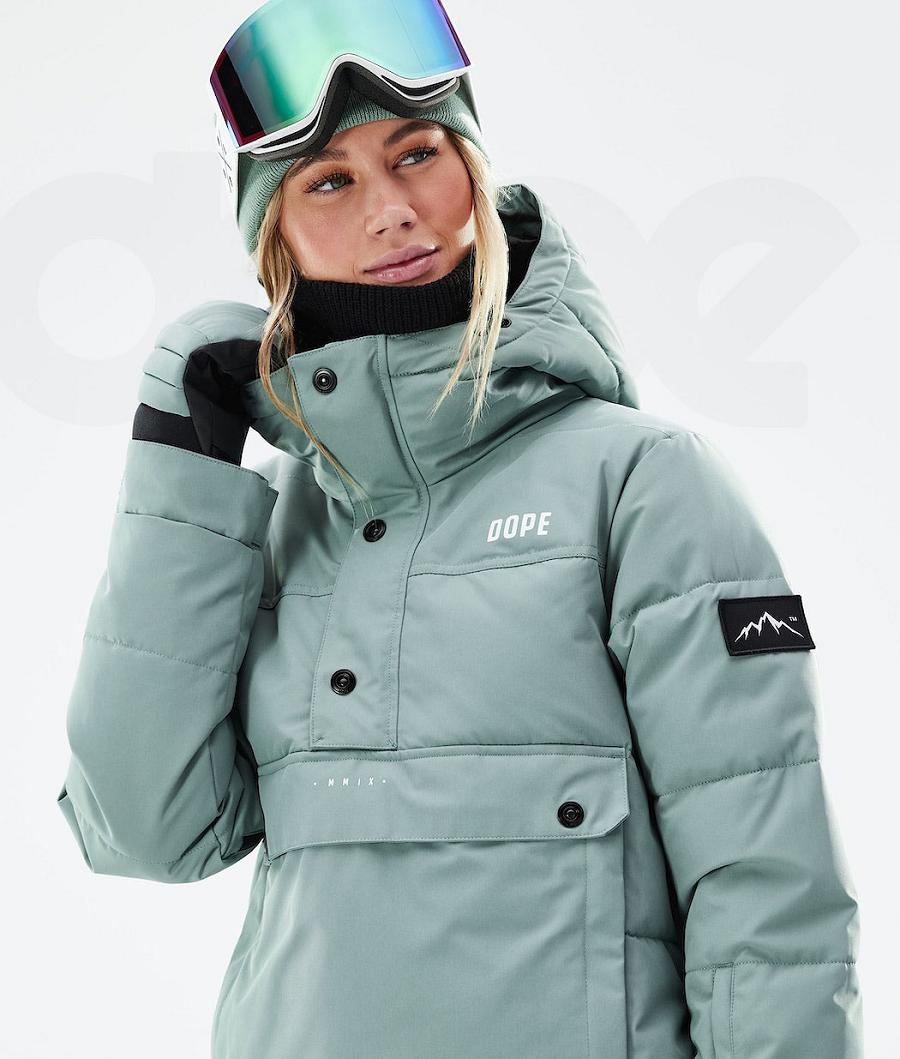 Chaquetas De Esquí Dope Puffer W 2021 Mujer Verde | ESTV3675