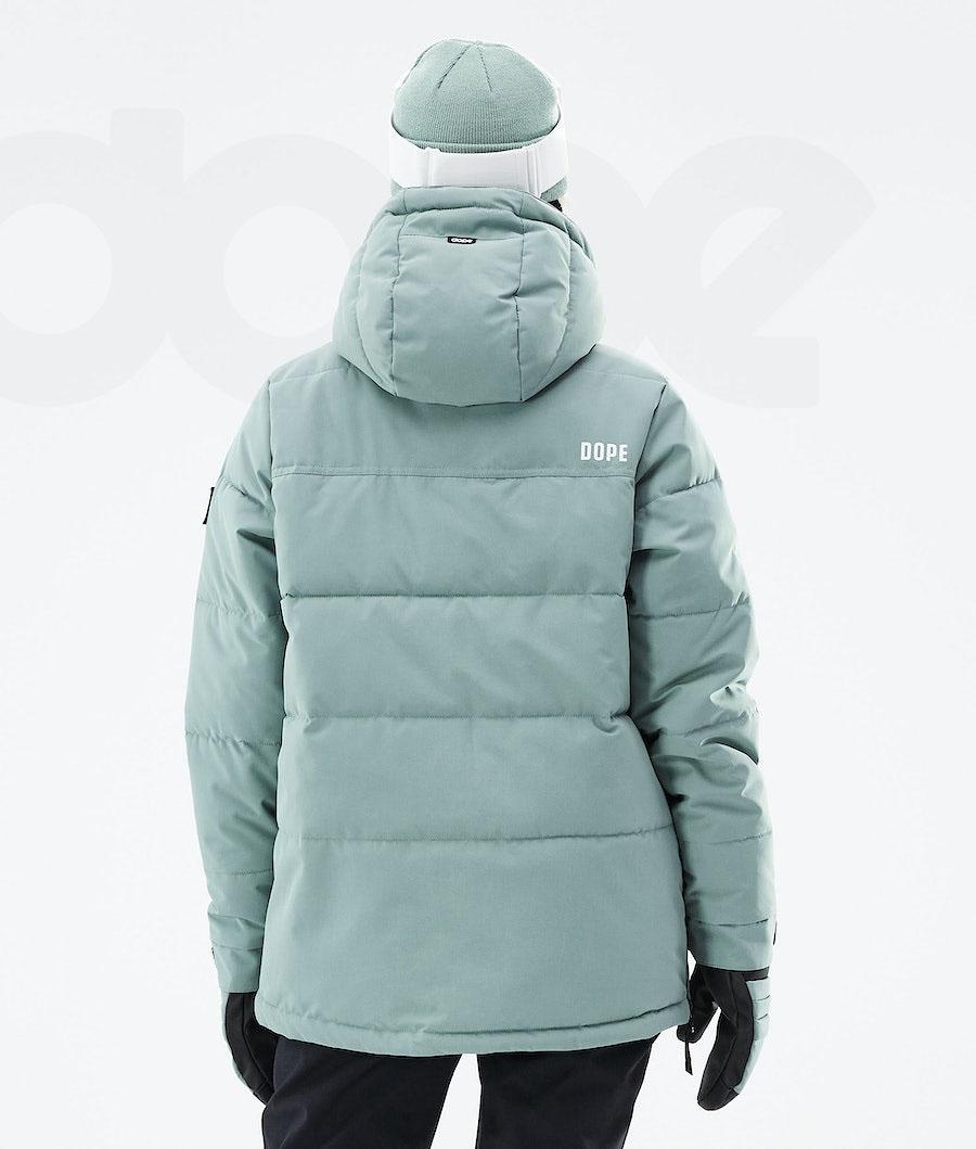 Chaquetas De Esquí Dope Puffer W 2021 Mujer Verde | ESTV3675