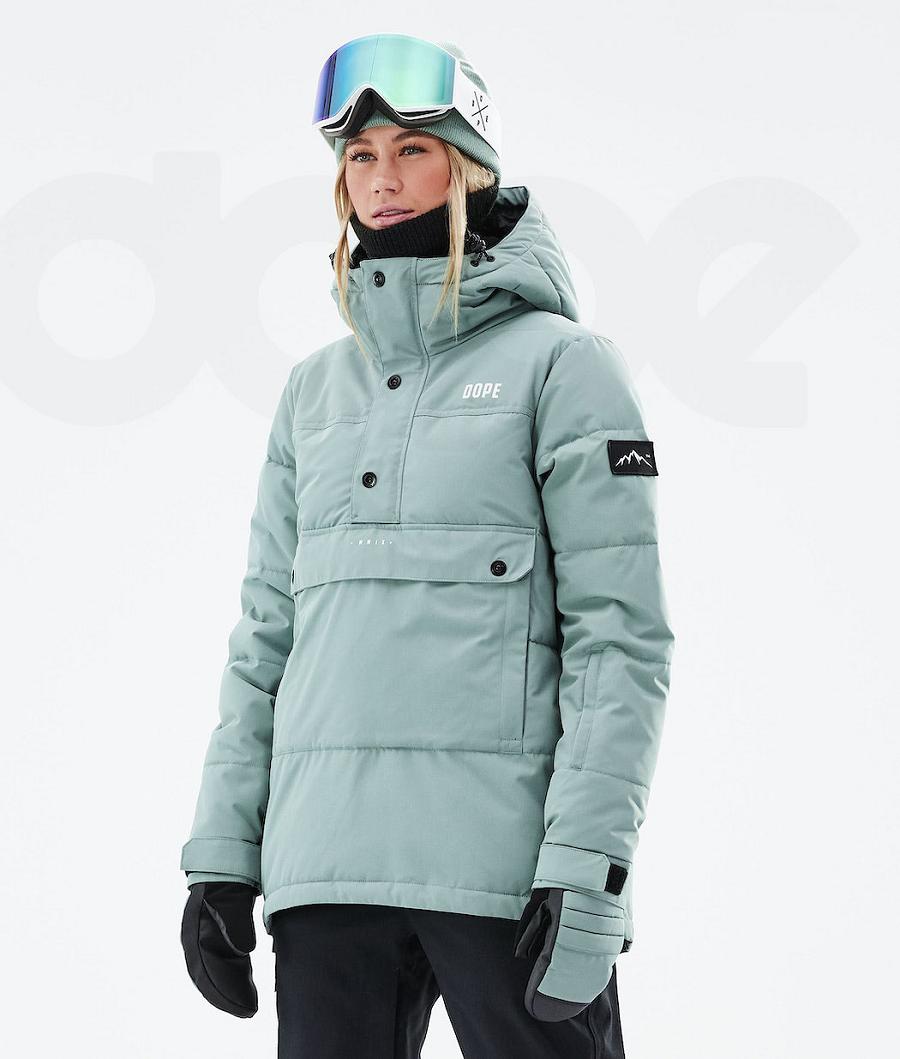 Chaquetas De Esquí Dope Puffer W 2021 Mujer Verde | ESTV3675