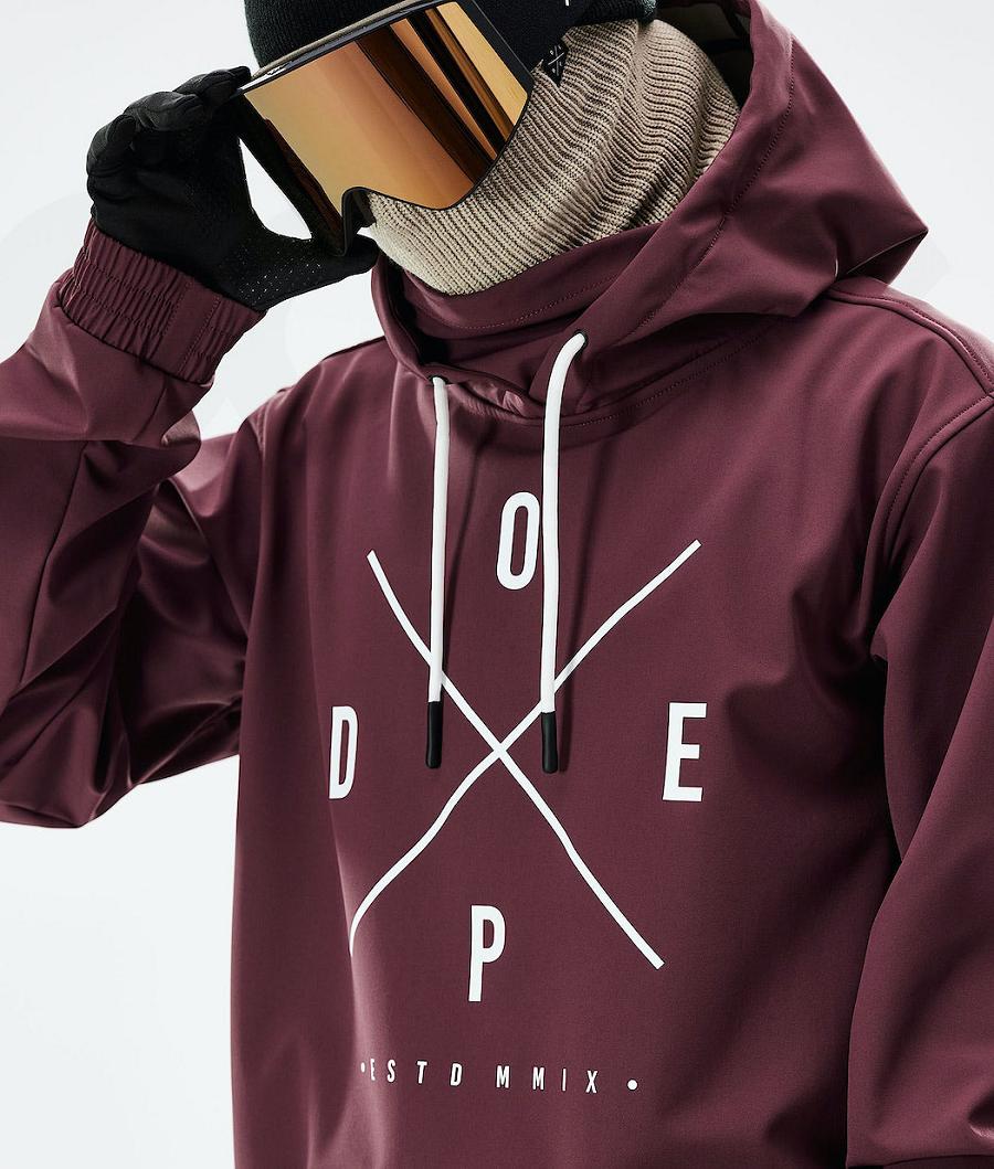 Chaquetas De Esquí Dope Yeti 2021 2X-Up Hombre Burdeos | ESPQ2957