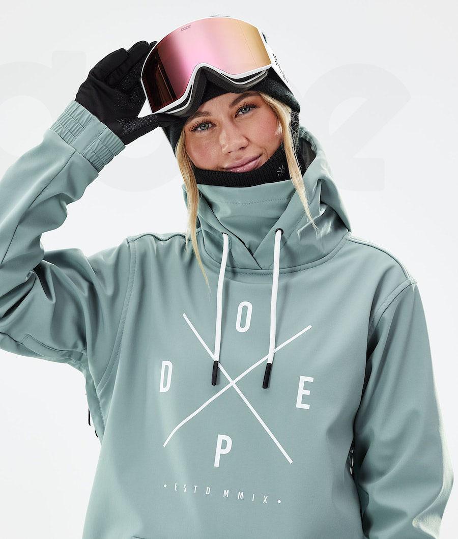 Chaquetas De Esquí Dope Yeti 2021 2X-Up Mujer Verde | ESSO3693