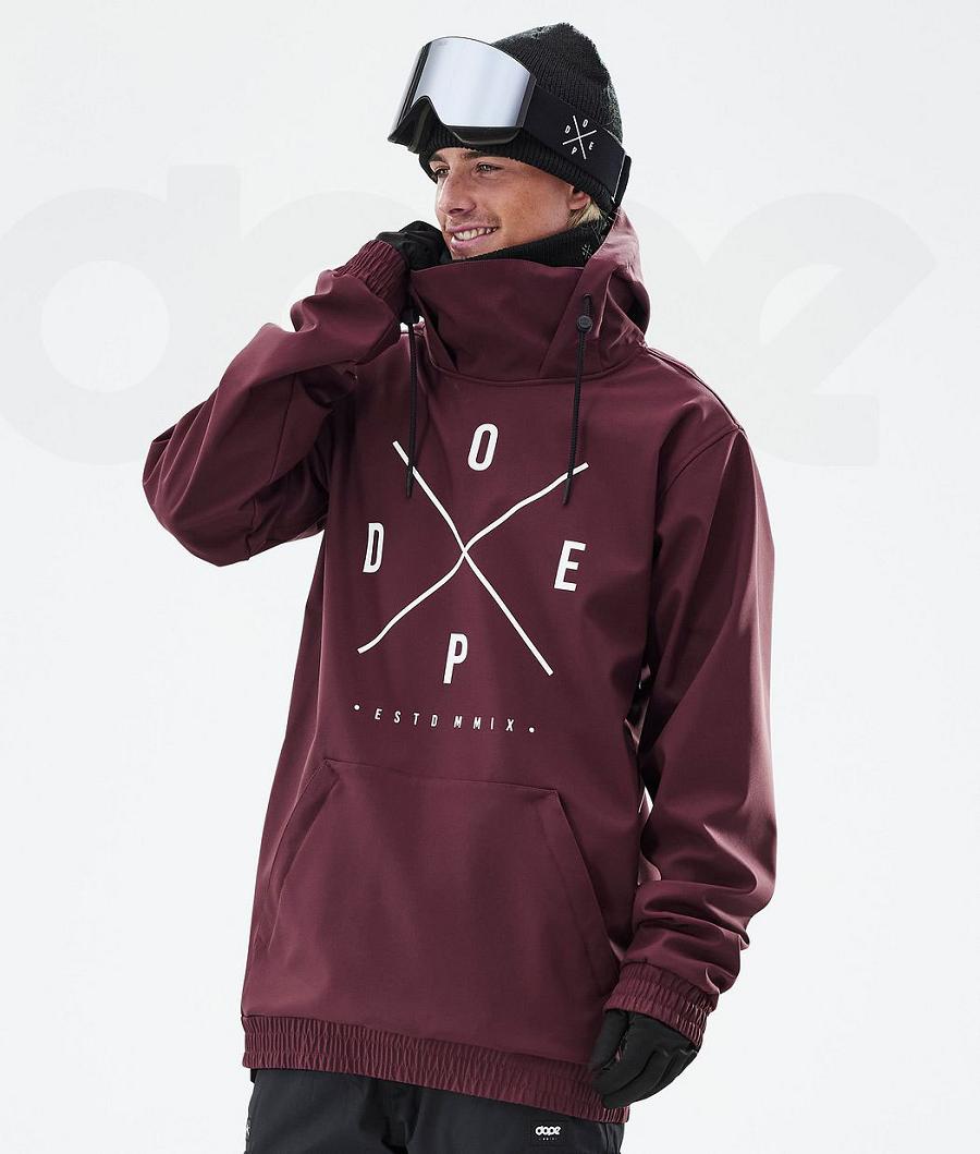 Chaquetas De Esquí Dope Yeti 2X-Up Hombre Burdeos | ESEX2964