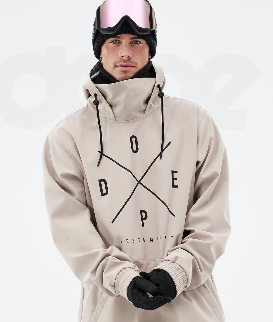 Chaquetas De Esquí Dope Yeti 2X-Up Hombre Marrones | ESNB2968