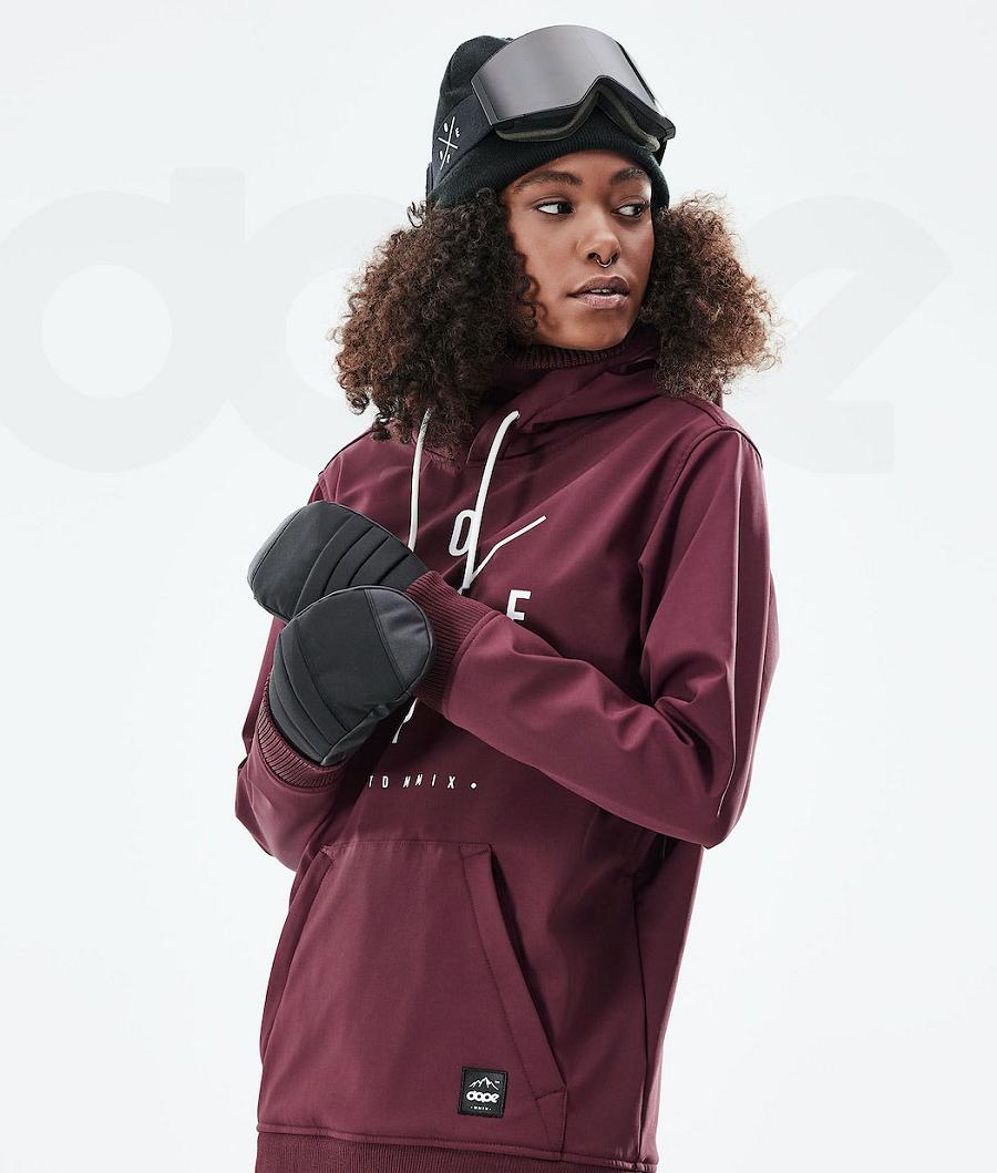 Chaquetas De Esquí Dope Yeti W 10k Mujer Burdeos | ESQZ3704