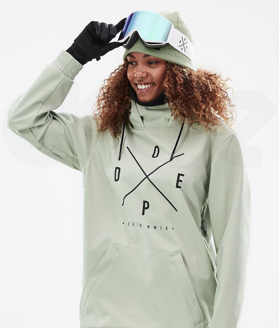 Chaquetas De Esquí Dope Yeti W 2X-Up Mujer Verde | ESMA3705