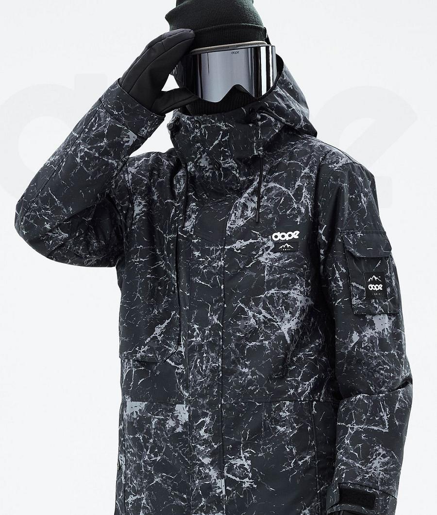 Chaquetas Snowboard Dope Adept Hombre Blancas Negras | ESSO2716