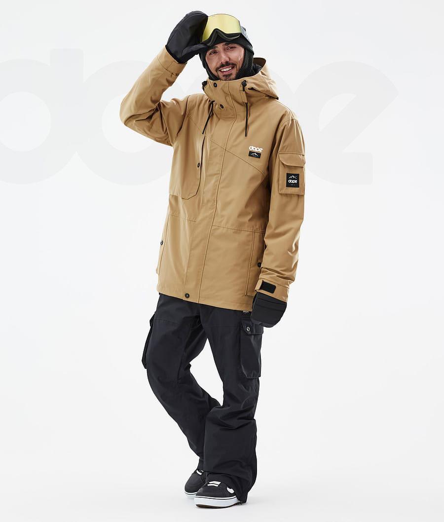 Chaquetas Snowboard Dope Adept Hombre Doradas | ESOR2719