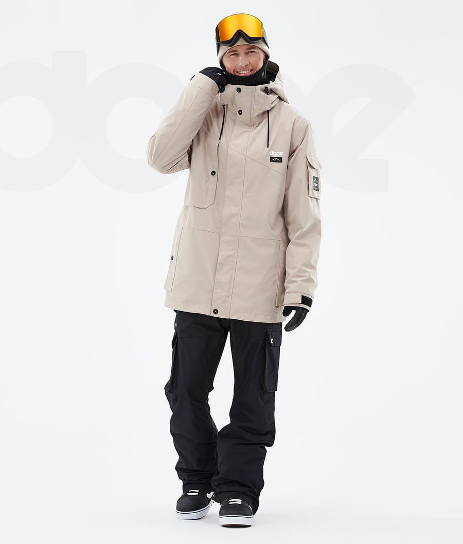 Chaquetas Snowboard Dope Adept Hombre Marrones | ESIS2720