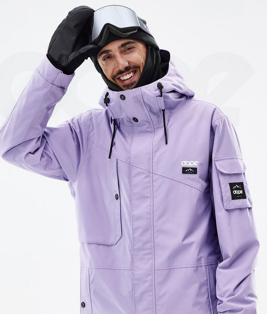 Chaquetas Snowboard Dope Adept Hombre Moradas | ESAP2717