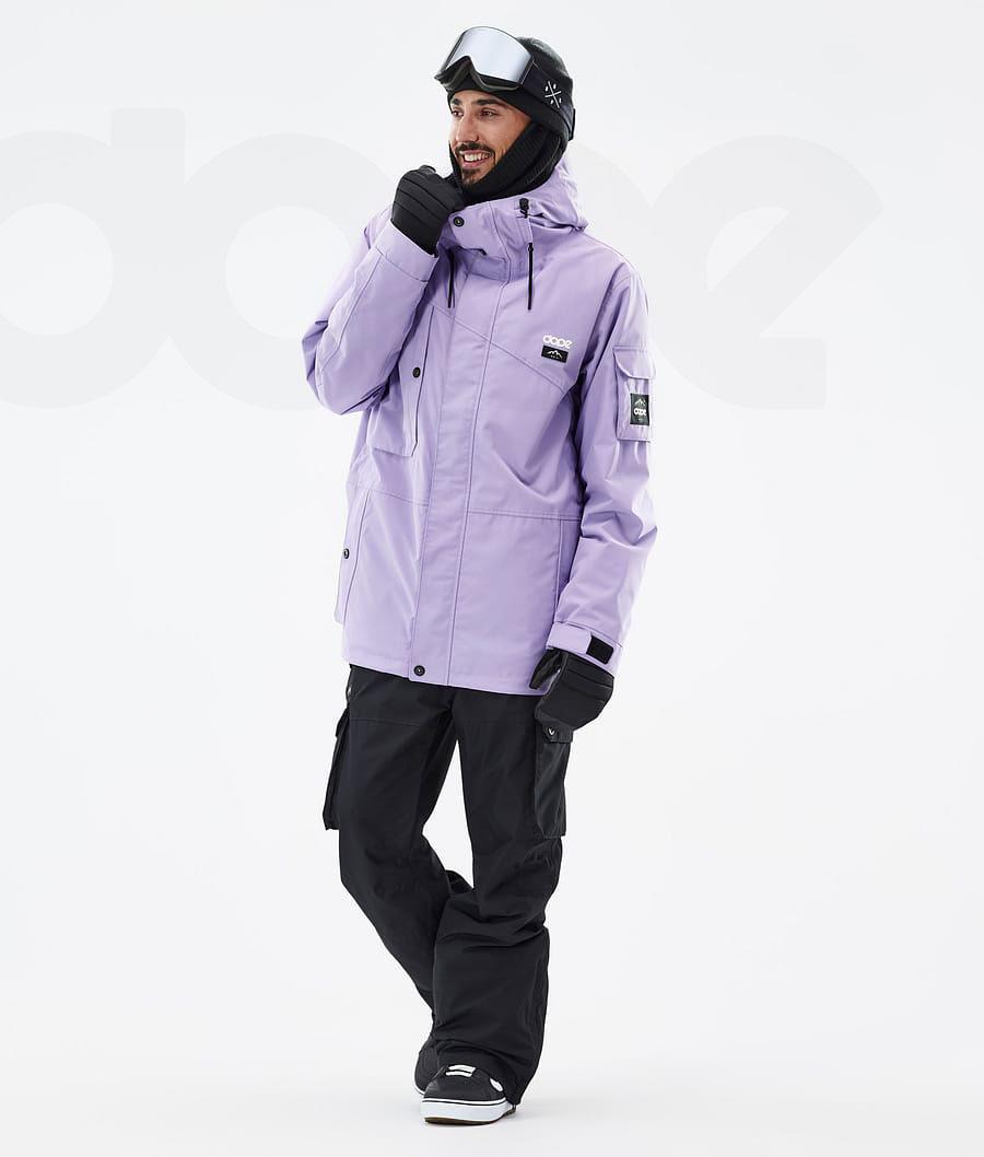 Chaquetas Snowboard Dope Adept Hombre Moradas | ESAP2717