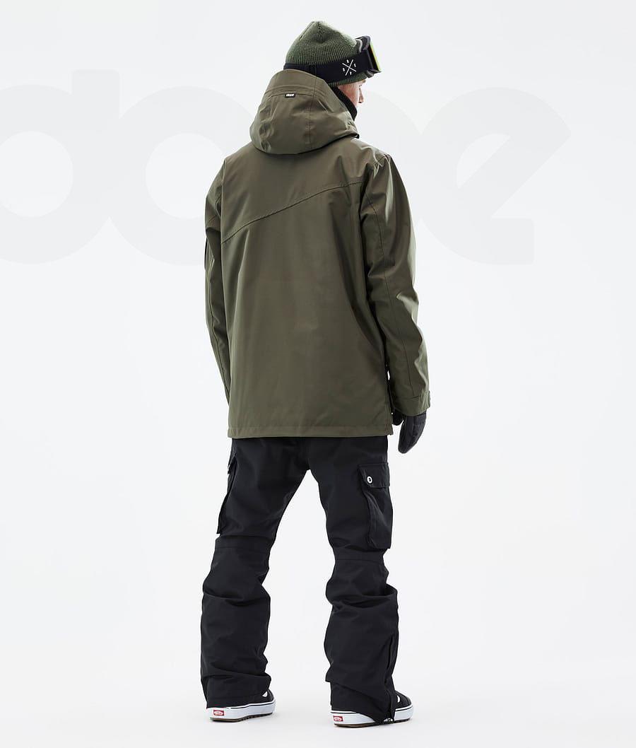 Chaquetas Snowboard Dope Adept Hombre Verde Oliva Verde | ESYU2722