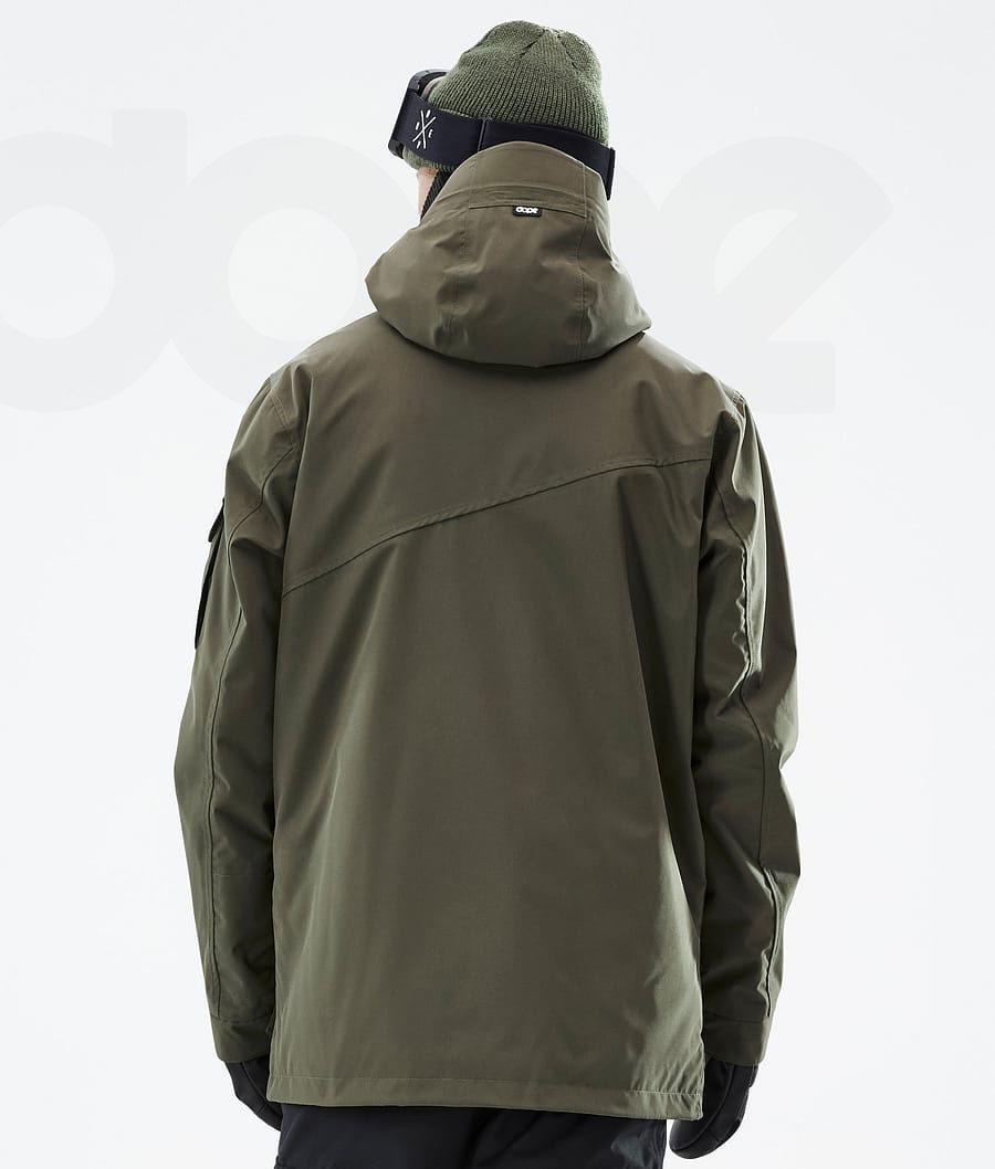 Chaquetas Snowboard Dope Adept Hombre Verde Oliva Verde | ESYU2722