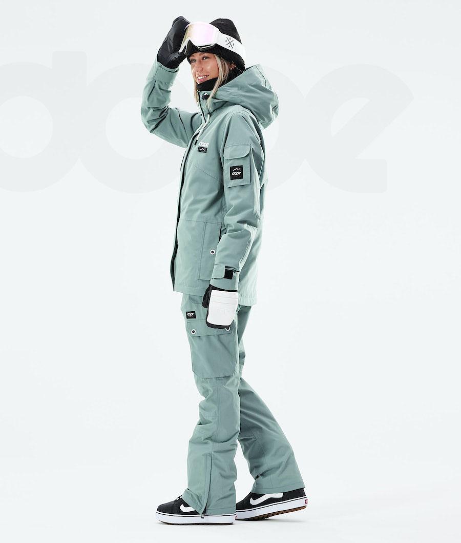 Chaquetas Snowboard Dope Adept W 2021 Mujer Verde | ESLH3400