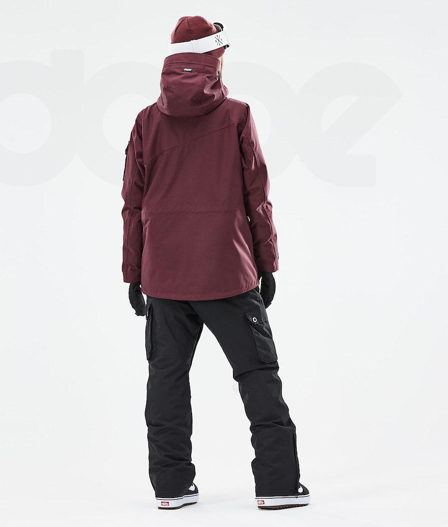 Chaquetas Snowboard Dope Adept W 2021 Mujer Burdeos | ESZG3399