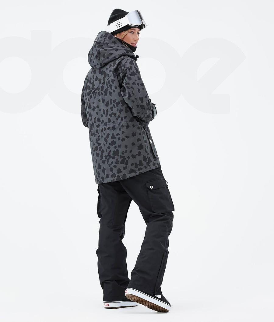 Chaquetas Snowboard Dope Adept W Dots Mujer Negras | ESJJ3402