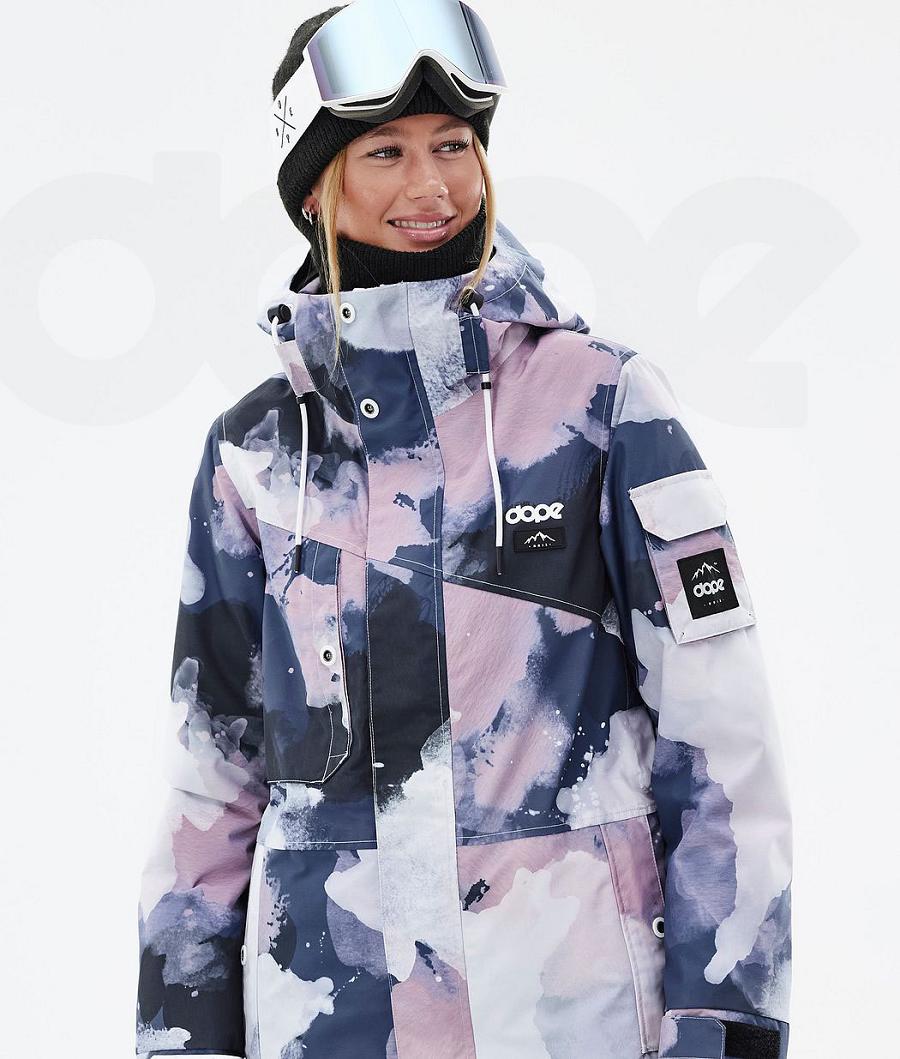 Chaquetas Snowboard Dope Adept W Mujer Azules Multicolor | ESMA3393