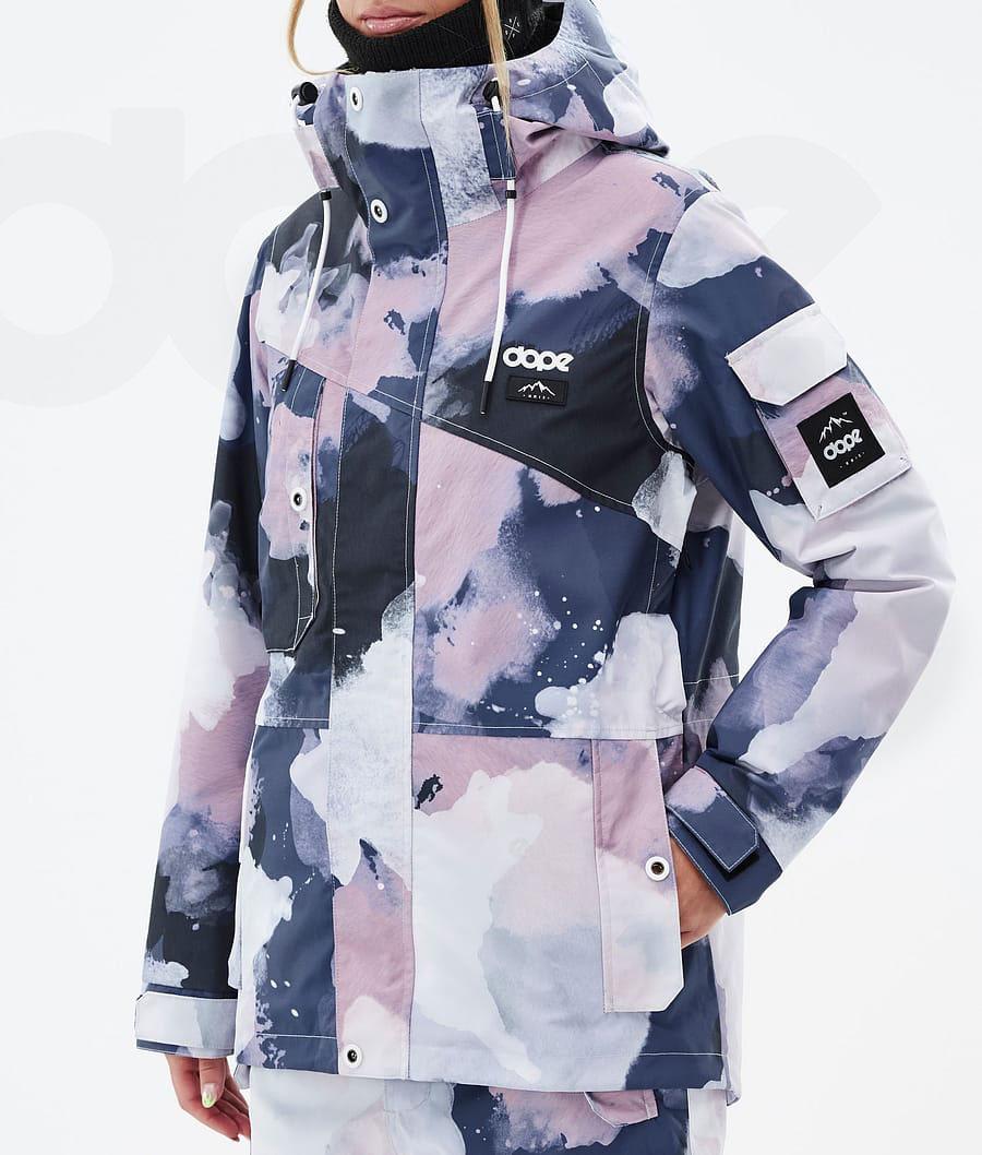 Chaquetas Snowboard Dope Adept W Mujer Azules Multicolor | ESMA3393