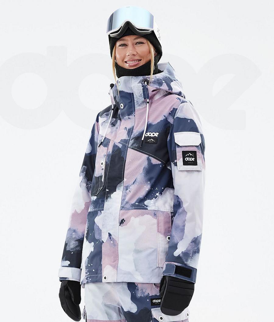 Chaquetas Snowboard Dope Adept W Mujer Azules Multicolor | ESMA3393