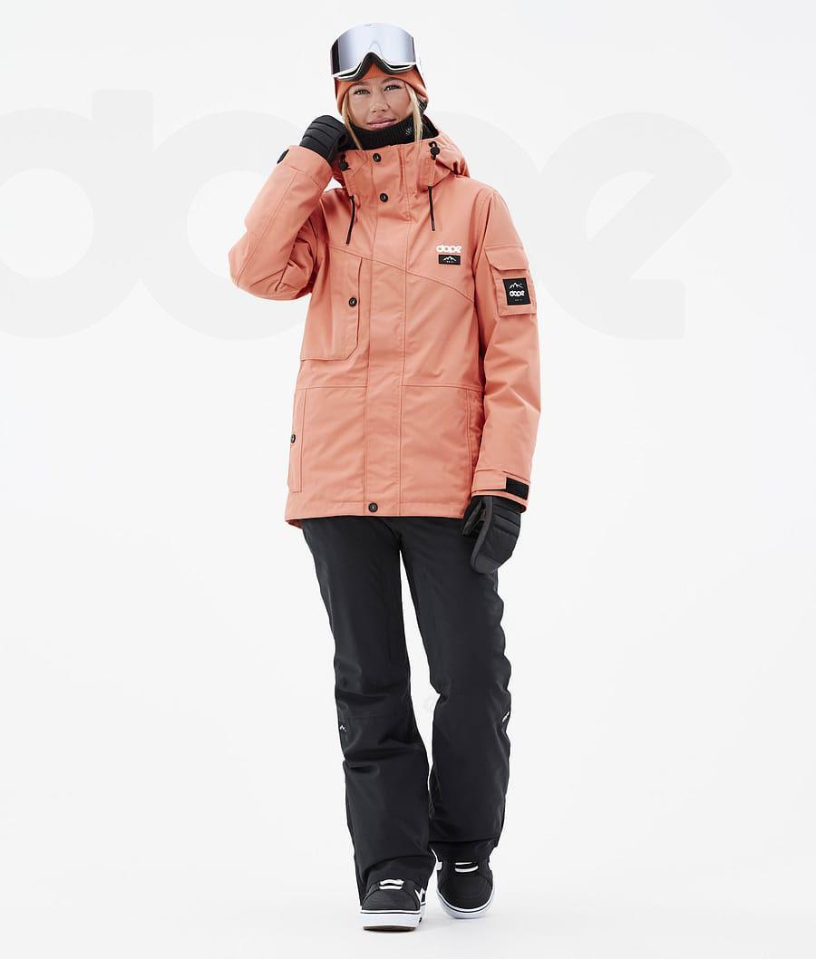 Chaquetas Snowboard Dope Adept W Mujer Coral | ESPQ3383