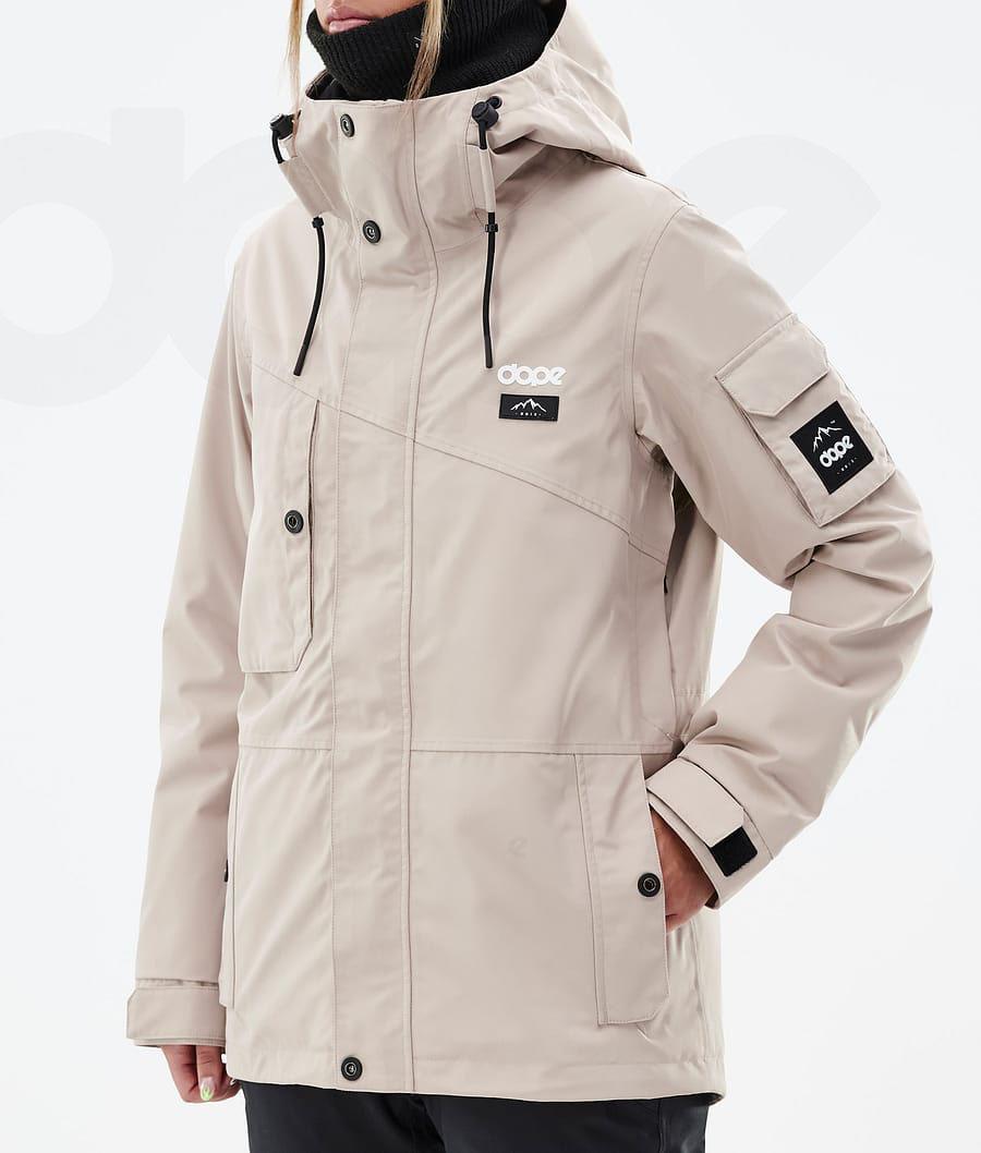 Chaquetas Snowboard Dope Adept W Mujer Marrones | ESDN3380