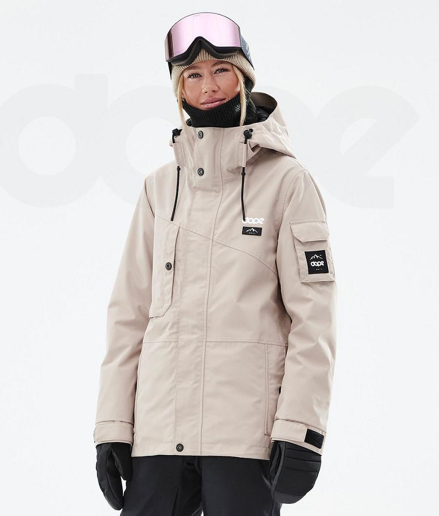 Chaquetas Snowboard Dope Adept W Mujer Marrones | ESDN3380