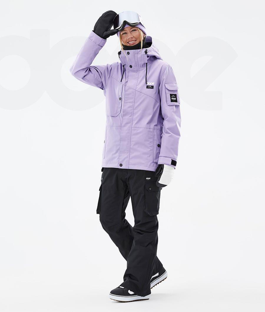 Chaquetas Snowboard Dope Adept W Mujer Moradas | ESTV3388