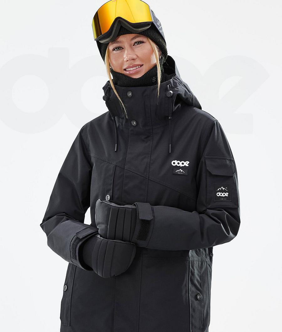 Chaquetas Snowboard Dope Adept W Mujer Negras | ESFM3379