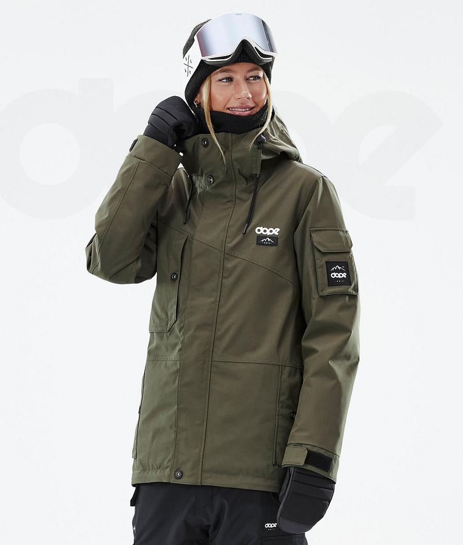 Chaquetas Snowboard Dope Adept W Mujer Verde Oliva Verde | ESIS3385