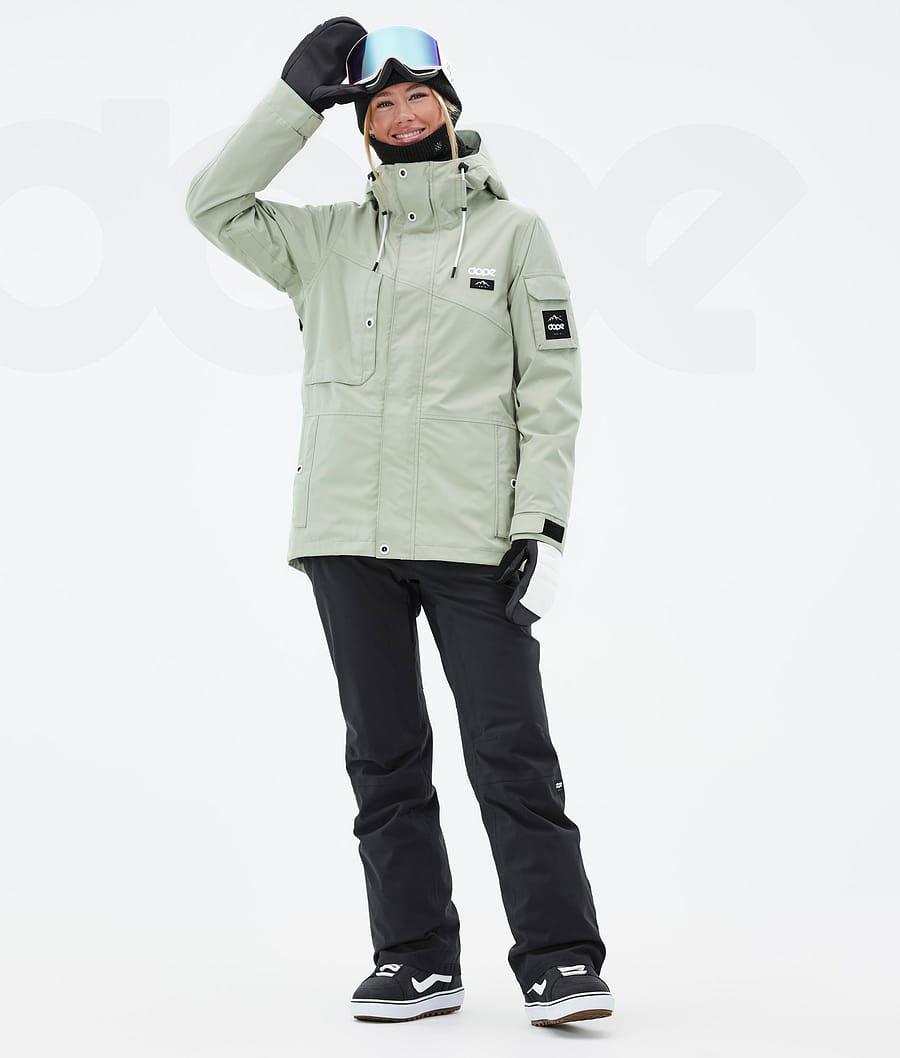 Chaquetas Snowboard Dope Adept W Mujer Verde | ESYU3387