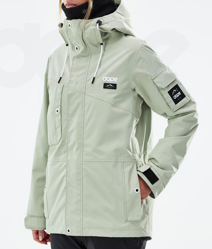 Chaquetas Snowboard Dope Adept W Mujer Verde | ESYU3387