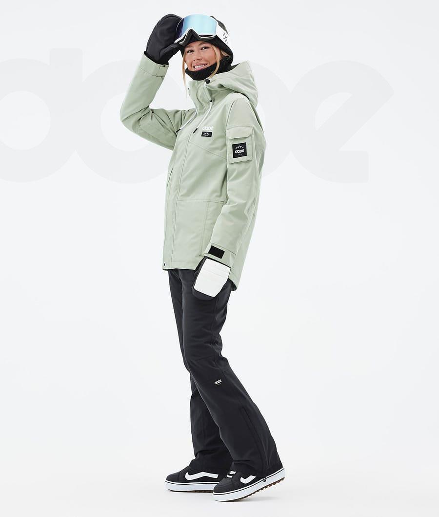 Chaquetas Snowboard Dope Adept W Mujer Verde | ESYU3387