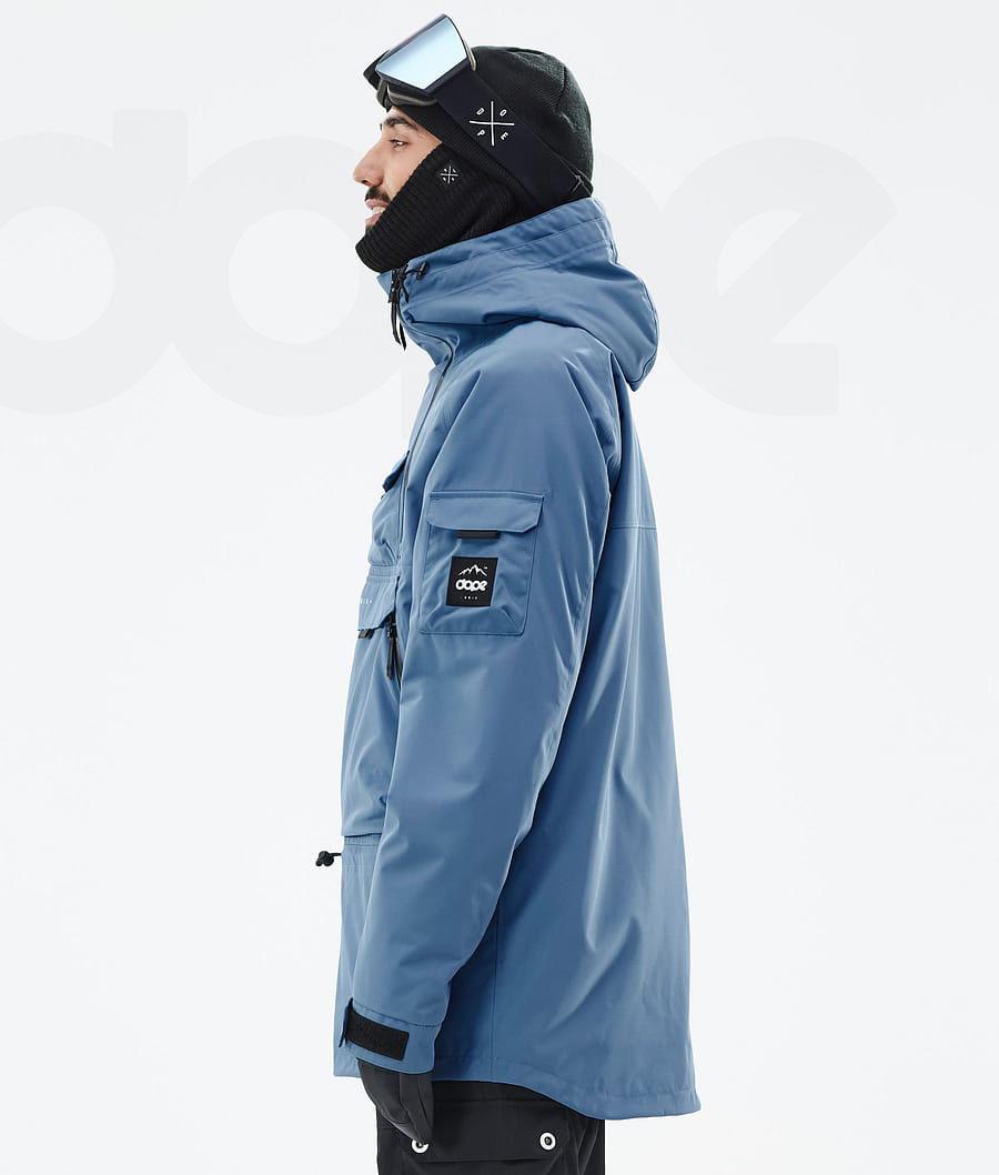 Chaquetas Snowboard Dope Akin Hombre Azules Gris | ESKI2736