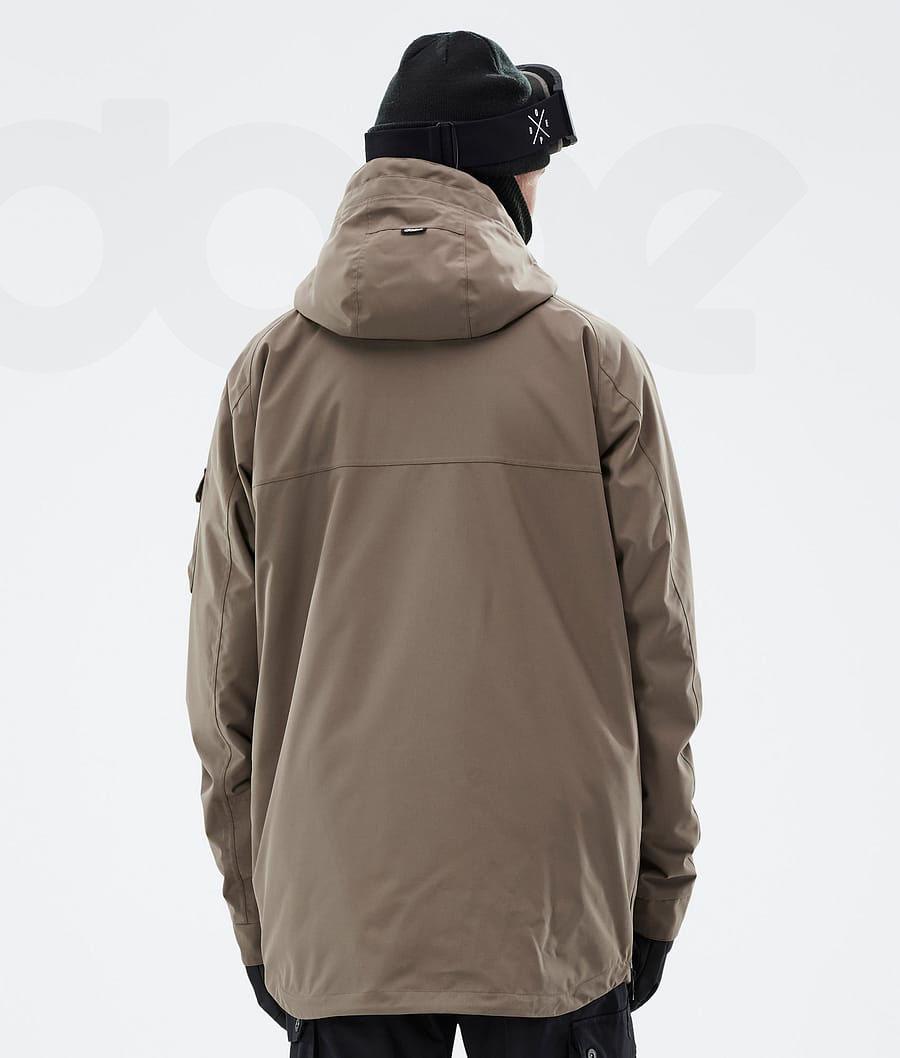 Chaquetas Snowboard Dope Akin Hombre Cafe | ESFM2740