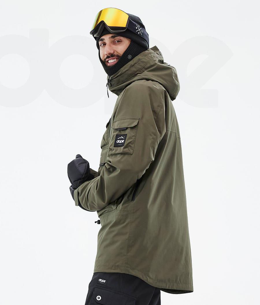 Chaquetas Snowboard Dope Akin Hombre Verde Oliva Verde | ESGL2739