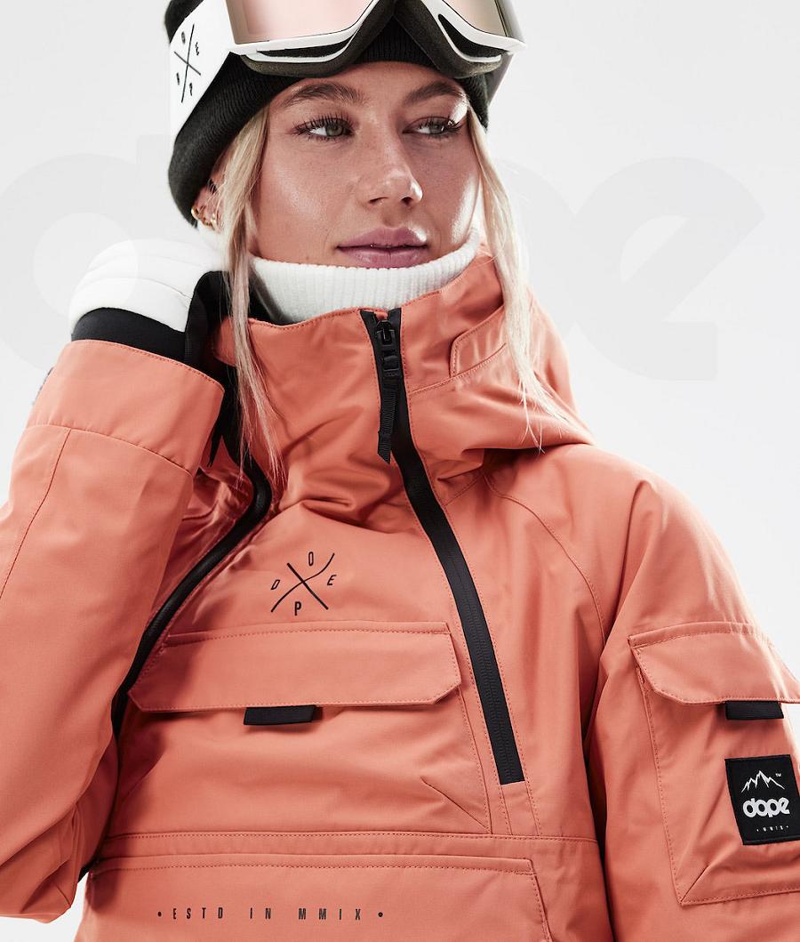 Chaquetas Snowboard Dope Akin W 2021 Mujer Naranjas | ESIS3412