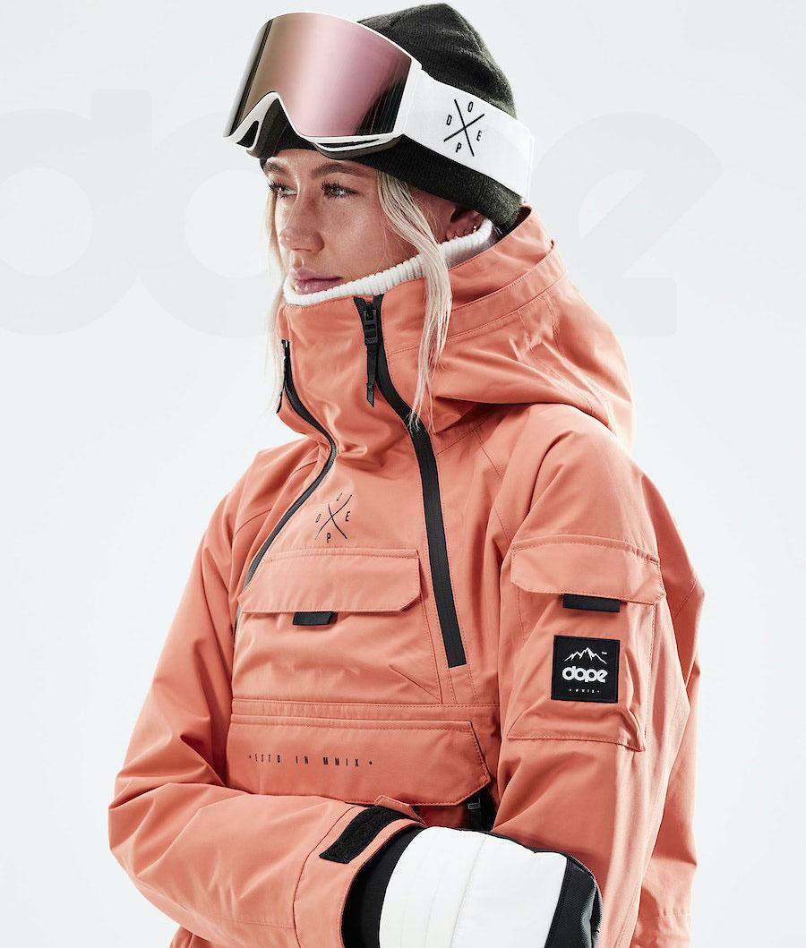 Chaquetas Snowboard Dope Akin W 2021 Mujer Naranjas | ESIS3412