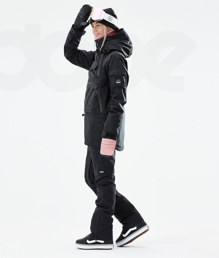 Chaquetas Snowboard Dope Akin W 2021 Mujer Negras | ESUT3413