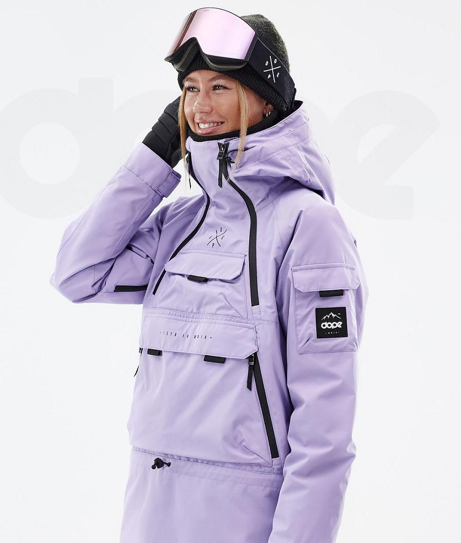 Chaquetas Snowboard Dope Akin W Mujer Moradas | ESHK3404