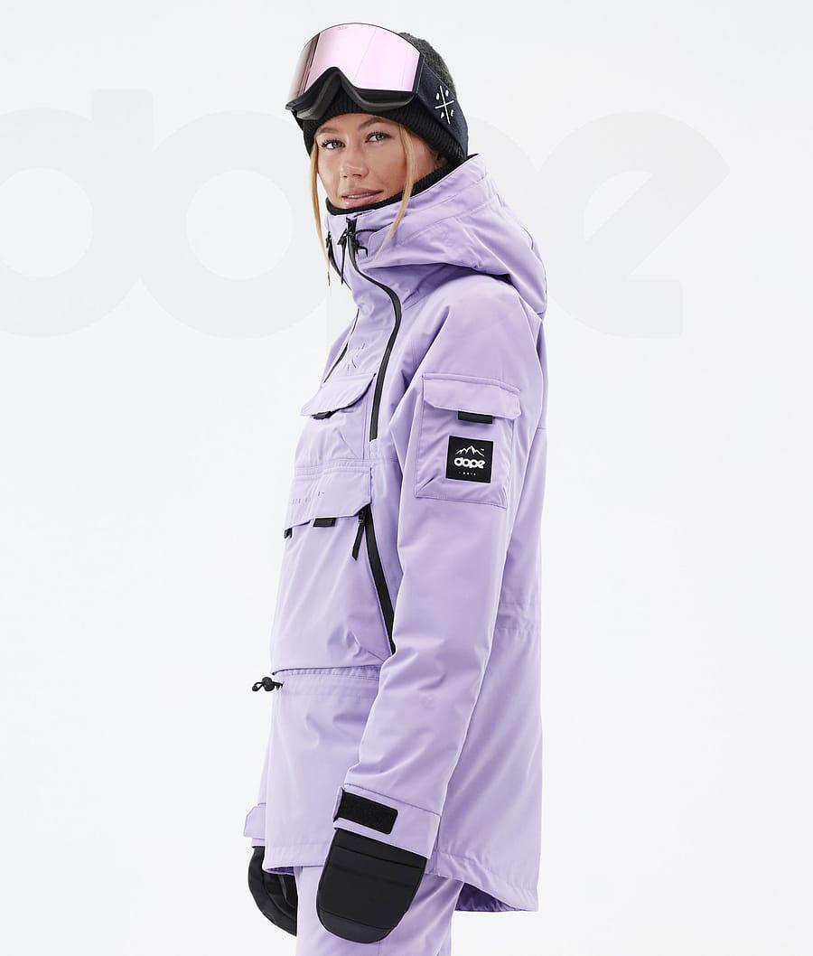 Chaquetas Snowboard Dope Akin W Mujer Moradas | ESHK3404