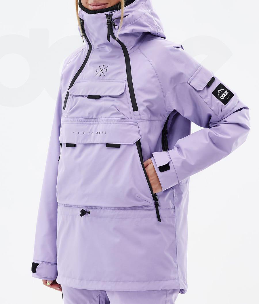 Chaquetas Snowboard Dope Akin W Mujer Moradas | ESHK3404