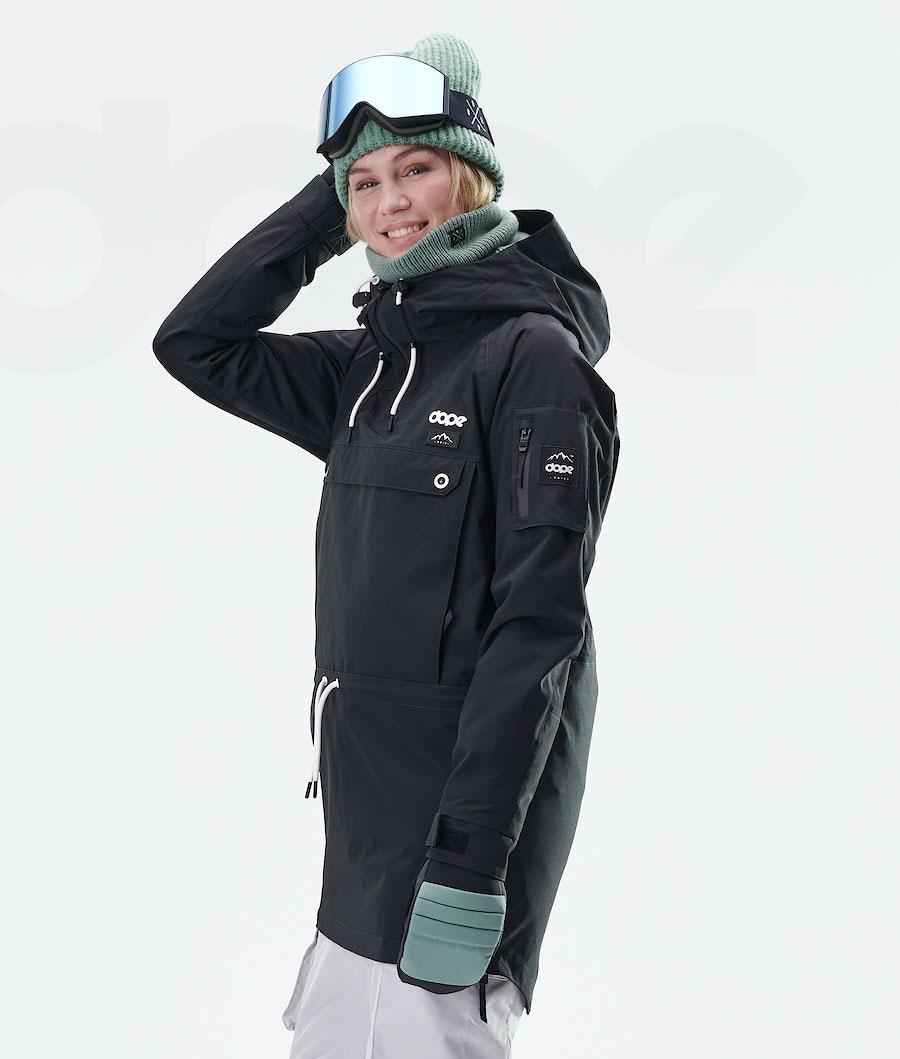 Chaquetas Snowboard Dope Annok Long W Mujer Negras | ESQZ3419