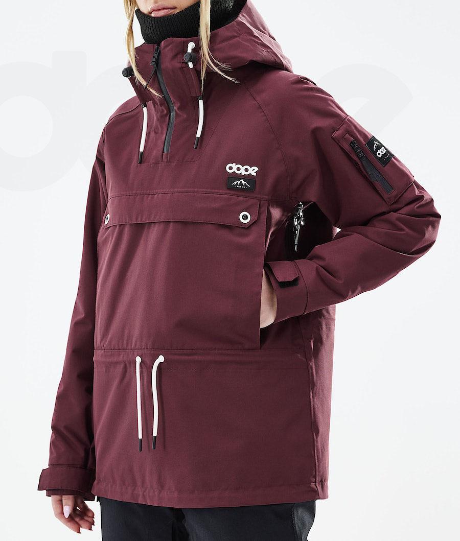 Chaquetas Snowboard Dope Annok W 2021 Mujer Burdeos | ESAP3434