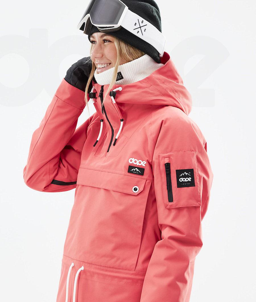 Chaquetas Snowboard Dope Annok W 2021 Mujer Rojas | ESDN3432